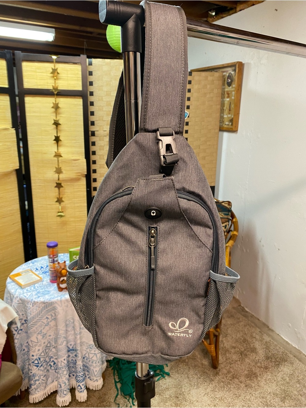 Women’s Waterfly Gray Crossbody Sling Bag